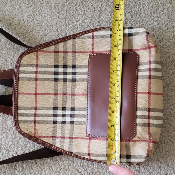 BURBERRY HAYMARKET CHECK VINTAGE BACKPACK - Picture 14 of 14